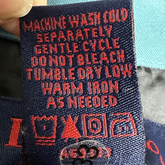 Vintage Denim & Co Denim Long Sleeve Button Up Jacket Size M Black Embroidered - Picture 10 of 15